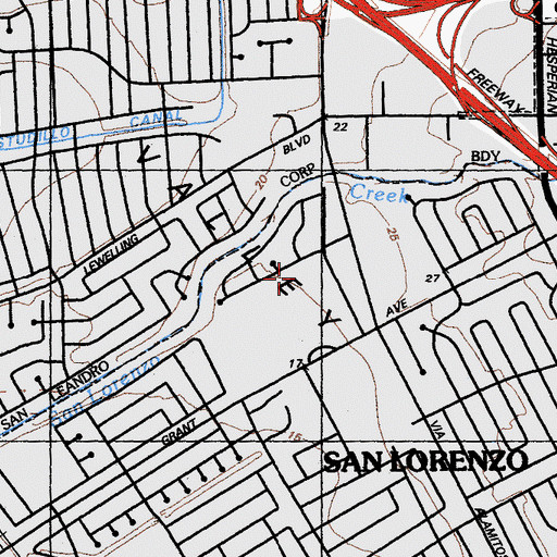 Topographic Map of Arroyo Swim Center, CA