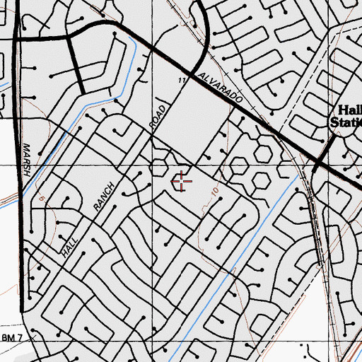 Topographic Map of Contempo Park, CA