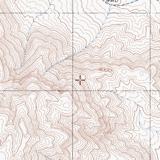 Topographic Map of Olancha Number 1 Prospect, CA