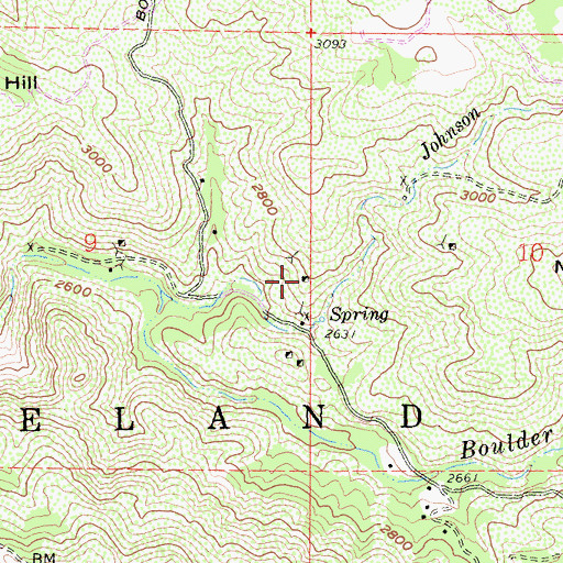 Topographic Map of Mineral Hill Mine, CA