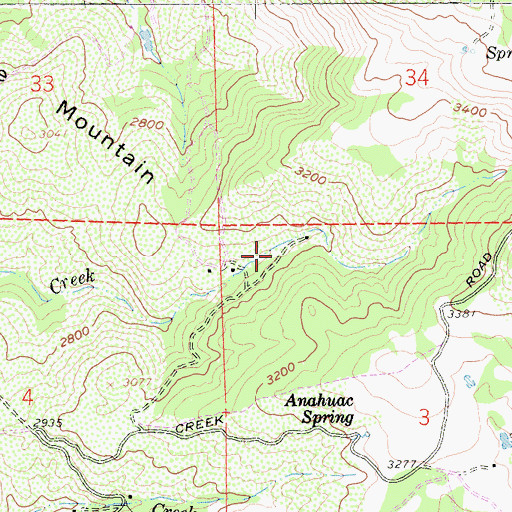 Topographic Map of Prosperity Prospect, CA