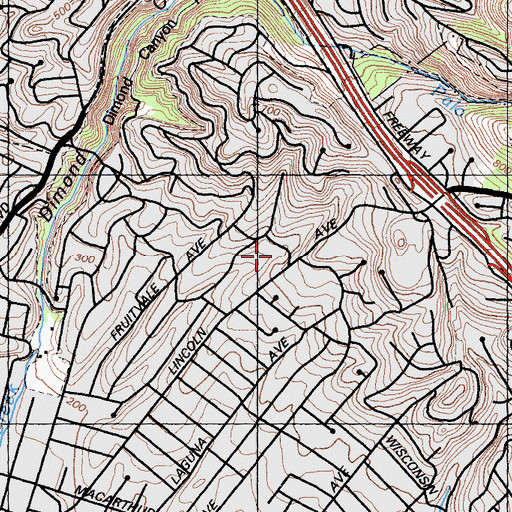 Topographic Map of Head - Royce School, CA