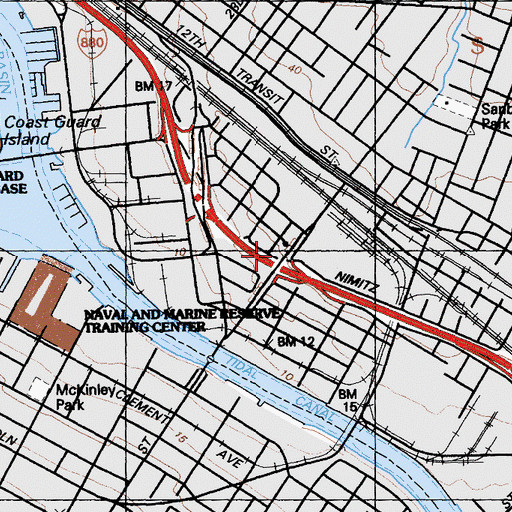 Topographic Map of Lazear Recreation Center, CA