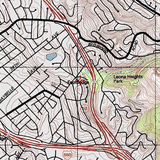 Topographic Map of McCrea Memorial Park, CA