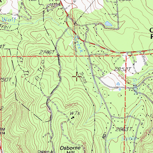Topographic Map of Electric Mine, CA
