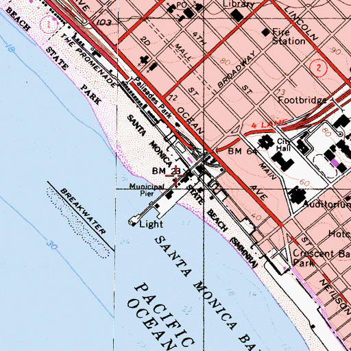 Topographic Map of Carousel Park, CA