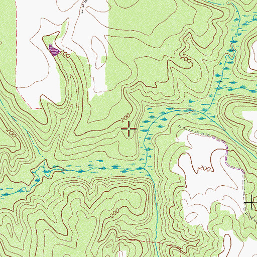 Topographic Map of Wellborn Post Office (historical), AL