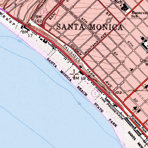 Topographic Map of Jonathan Club, CA