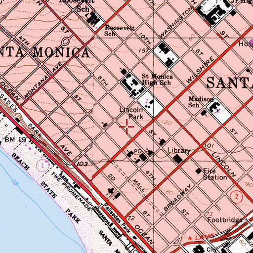 Topographic Map of Nichiren Shoshu of America Temple, CA