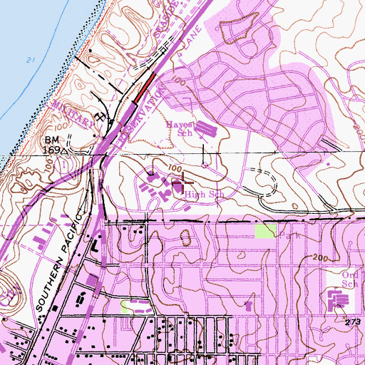 Topographic Map of Fort Ord Village (historical), CA