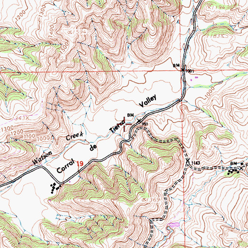 Topographic Map of Lincoln School (historical), CA