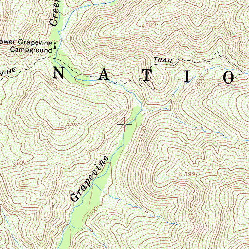Topographic Map of Pelch Cabin (historical), CA