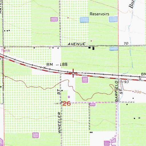 Topographic Map of Caleb (historical), CA