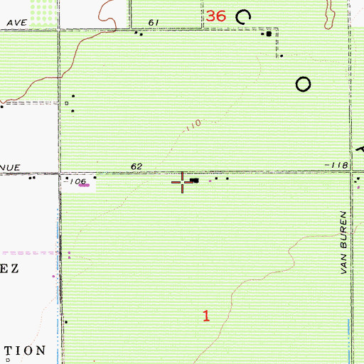 Topographic Map of Ensign School (historical), CA