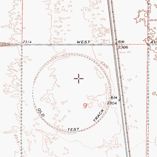 Topographic Map of Liberty Flying School (historical), CA