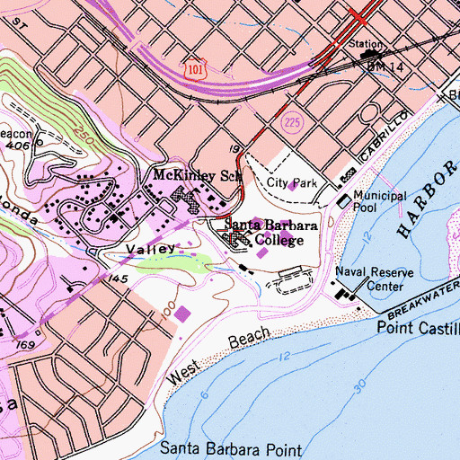 Topographic Map of Dibblee Hill, CA
