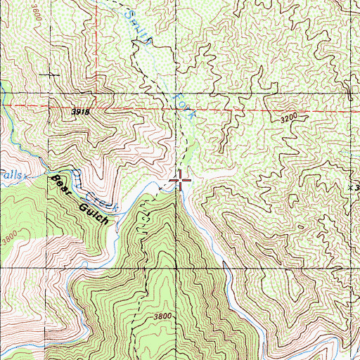Topographic Map of Smith Fork Guard Station (historical), CA