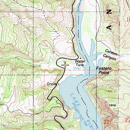 Topographic Map of Jayne Ranch (historical), CA