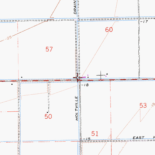Topographic Map of Palmetto School (historical), CA
