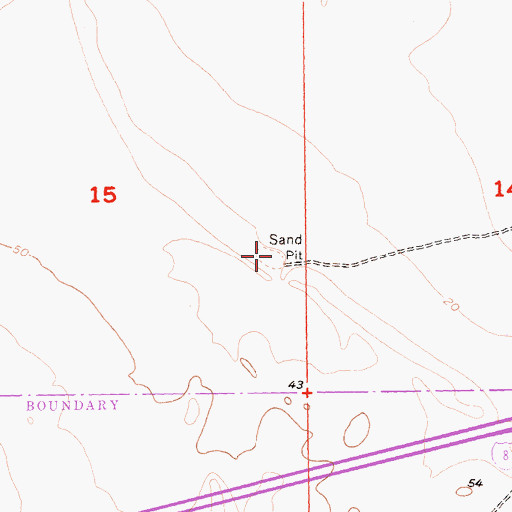 Topographic Map of Wixon Gravel Pit, CA