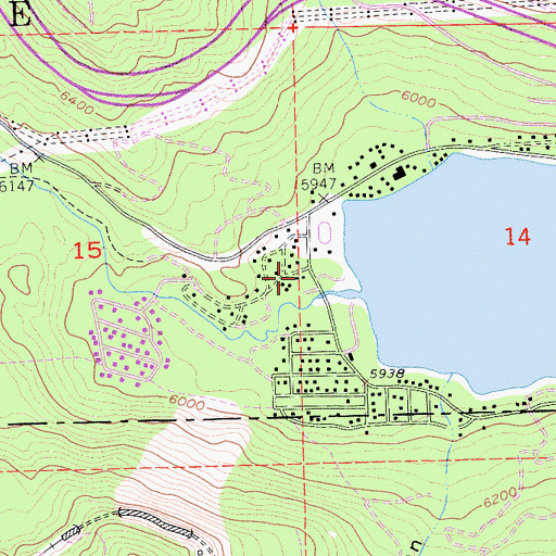 Topographic Map of Gelatt, CA