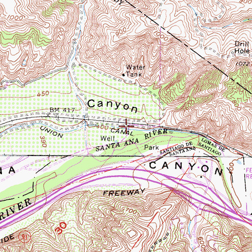 Topographic Map of Gypsum (historical), CA