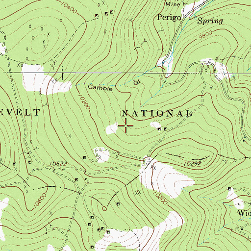 Topographic Map of Golden Flint Mine, CO