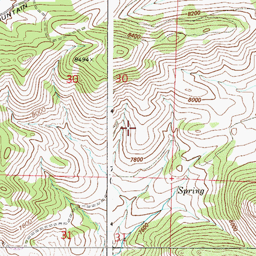 Topographic Map of S B Strang Ralston Creek Pegmatite Mine, CO