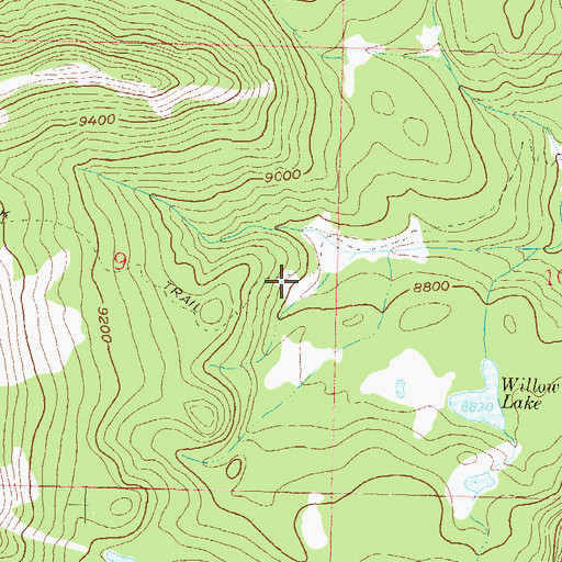 Topographic Map of Prospector Trail, CO
