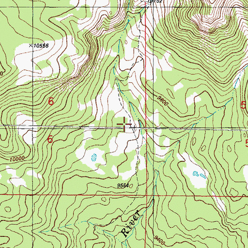 Topographic Map of Leche Creek Trail, CO