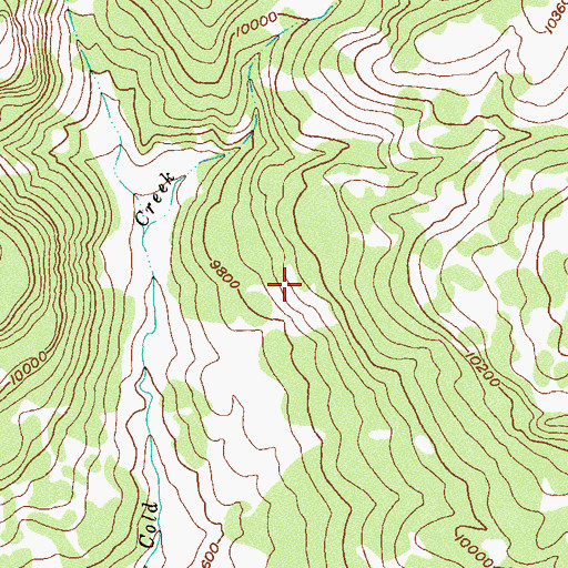 Topographic Map of Groundhog Stock Driveway, CO