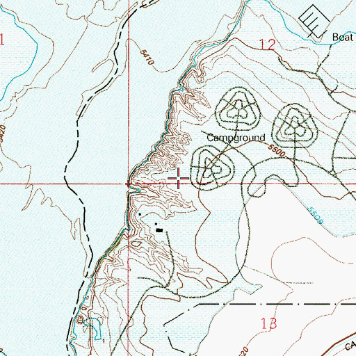 Topographic Map of Chatfield State Park, CO