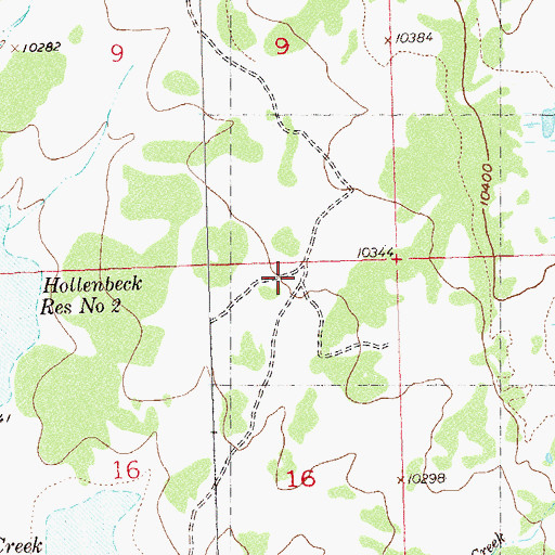 Topographic Map of Deep Creek Trail, CO