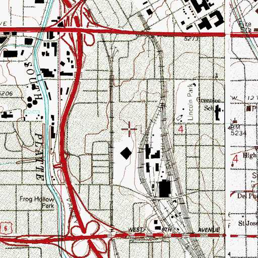Topographic Map of Rodger Steele Claim Mine, CO