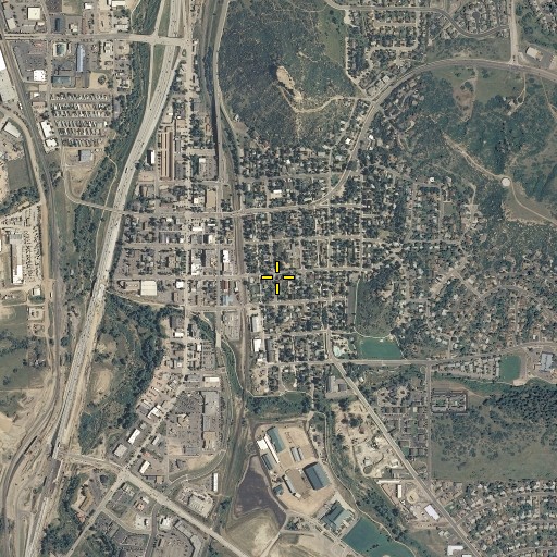 Aerial/Satellite Image of Castle Rock, CO