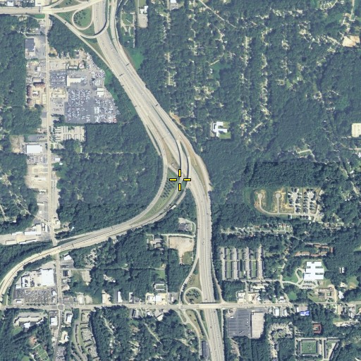 Aerial/Satellite Image of Exit 24, GA