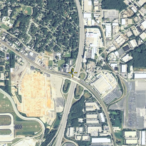 Aerial/Satellite Image of Exit 82, GA