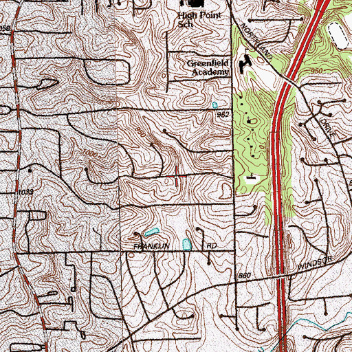 Topographic Map of Forest Valley, GA
