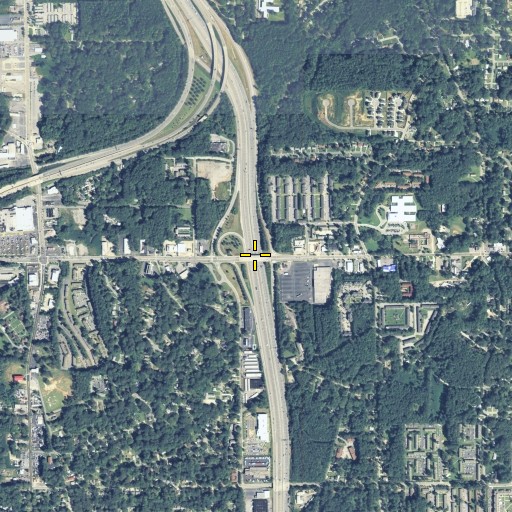 Aerial/Satellite Image of Interchange 86, GA