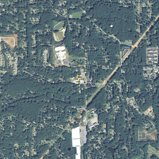Aerial/Satellite Image of Mount Olive Elementary School, GA