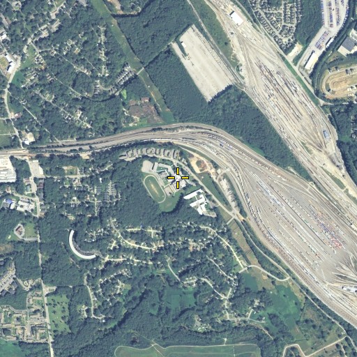 Aerial/Satellite Image of Young Middle School, GA