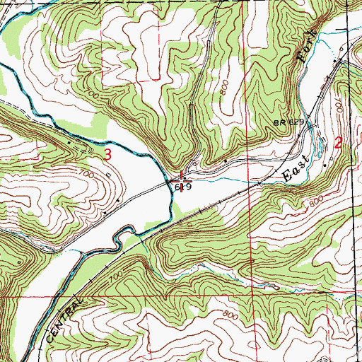 Topographic Map of Furnace Lead Mill (historical), IL