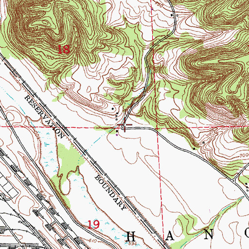 Topographic Map of Nobis School (historical), IL