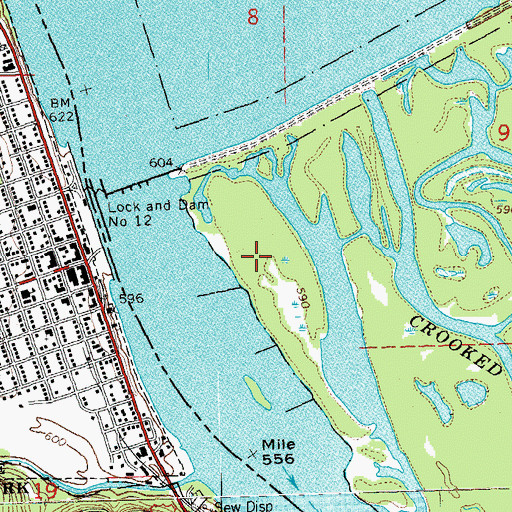 Topographic Map of Seawards Island, IL