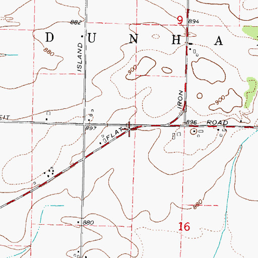 Topographic Map of Barrows School (historical), IL