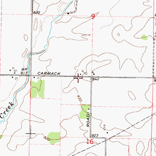 Topographic Map of Nolan School (historical), IL
