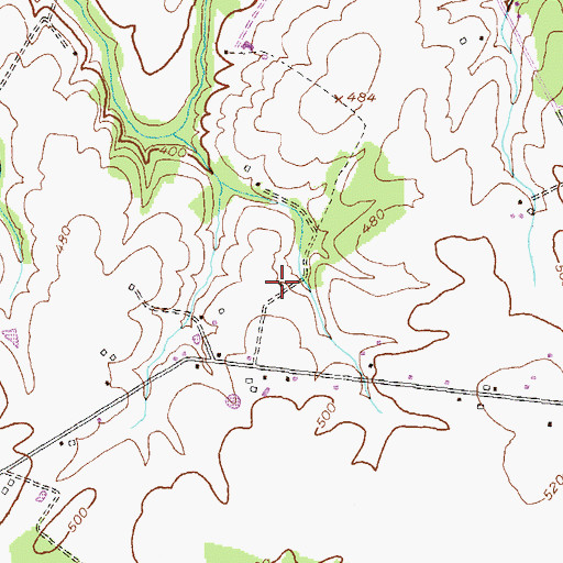 Topographic Map of Clearview School (historical), MD