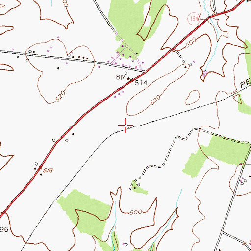 Topographic Map of Crabster (historical), MD