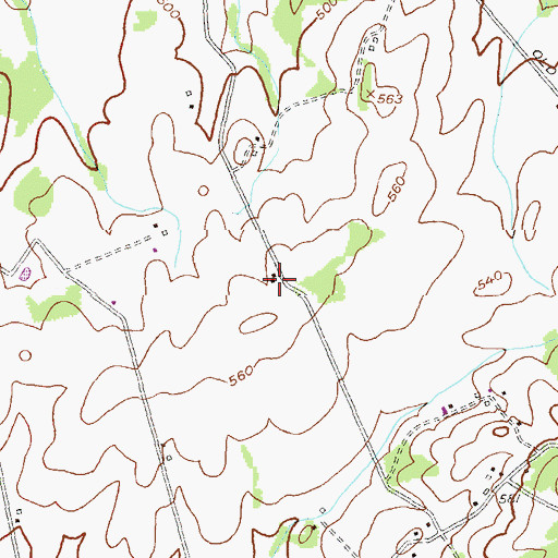 Topographic Map of Runnymeade Summit, MD