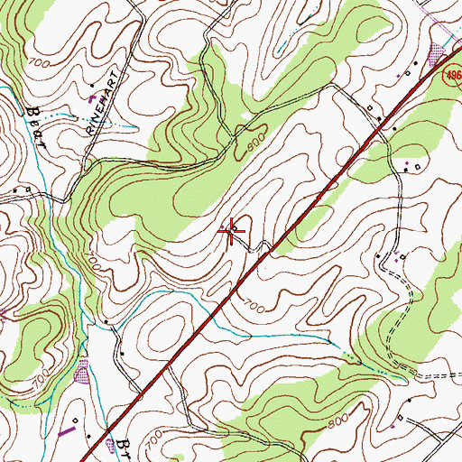 Topographic Map of Advocates Choice, MD